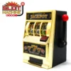 Las Vegas Style Tabletop Slot Machine, Mechanical Fruit Machine, Money Box, Coin Bank, Casino Jackpot Slot Machine, Piggy Model 3
