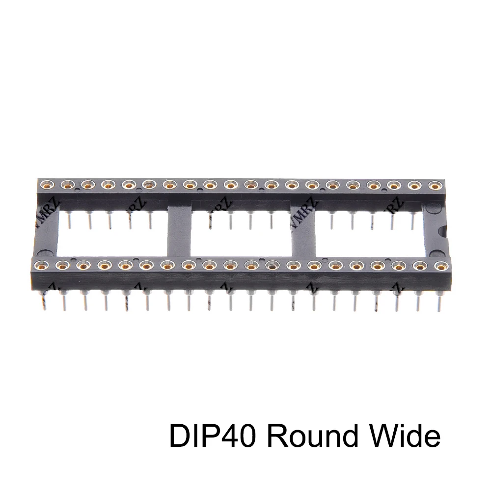 Assorted Sizes Round Pin DIP IC Socket Set - 5PCS