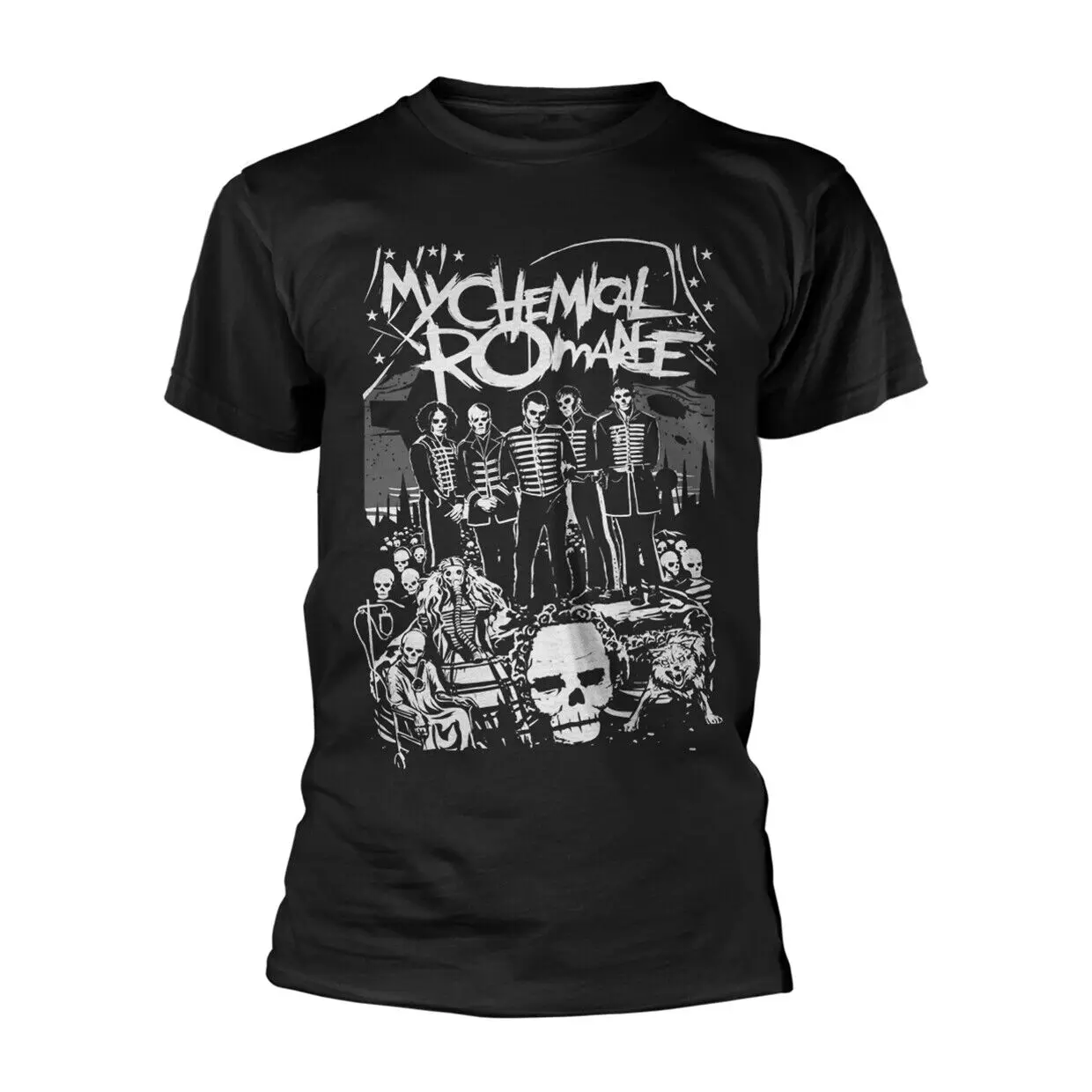 T-Shirt Da Uomo Ufficiale My Chemical Romance Bradley Way Dead