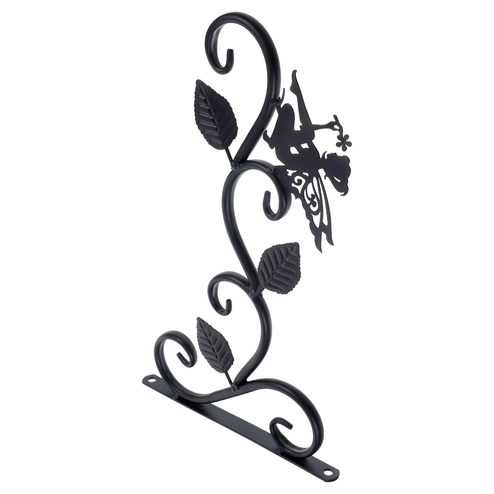 

Delicate Outdoor Indoor Hanging Plants Basket Home Iron Flower Pots Rack