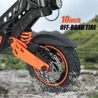 Trottinette électrique KEPOW K2MAX, autonomie 70 km, batterie 48V 20Ah, 1000W, pneus tout-terrain 10 pouces, double suspension, commandes par application, clignotants, éclairage LED, trottinette électrique pour adultes 4