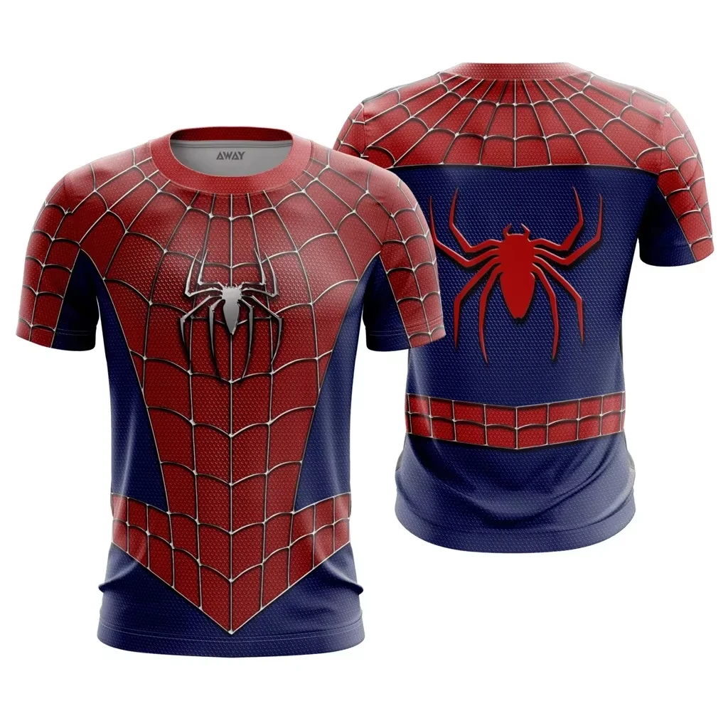 Hot Spider Series, Quick Drying, Harajuku Men's Short Sleeve T-shirt, Summer Casual, 3D Digital Printing Men's T-shirt