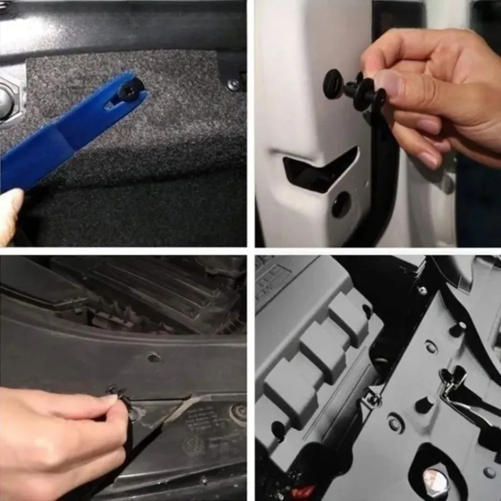 50-415pcs Auto Clip di Fissaggio Parafango Auto Push Fermo Spille Rivetto Paraurti per Porta Pannello di Rivestimento Fermo Kit di Fissaggio Accessori Auto - immagine 5