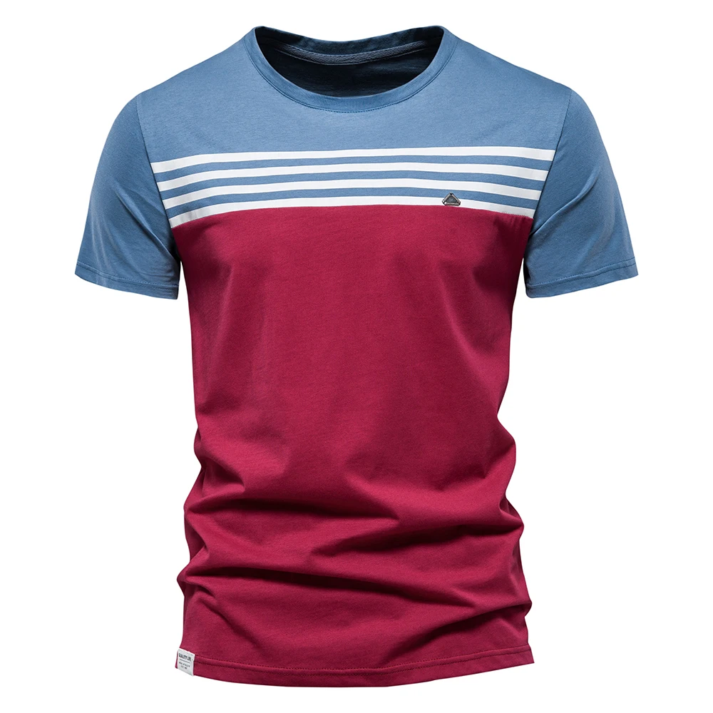 Tシャツ・カットソー IONSEOUL Weekend Pig Border Short Sleeve T Shirt JE1281 Sdfd9c7a158434ee3b6cae2fe69e9a