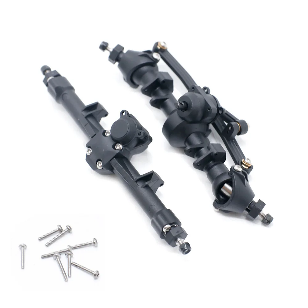 

1Set Plastic Front And Rear Axle Set Spare Parts Kit For Axial SCX24 1/24 RC Crawler Car Upgrades Parts
