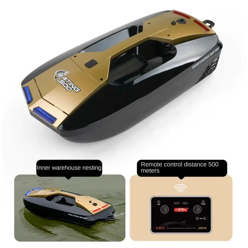 RC Fishing Boat Sonar Detection Remote Control Fishing Boat GPS Automatic Return Net Delivery Unmanned Boat Model 5
