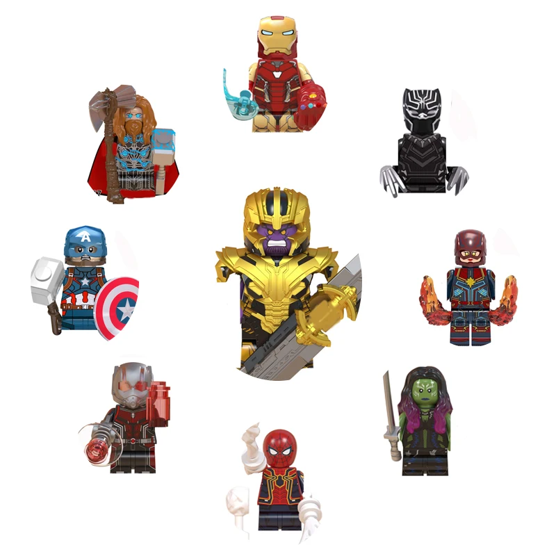 Marvel Legend Toy Building Blocks Lega Disney Blocks Cartoon Lega Marvel Model Building Block Disney Dolls Toys For Boys Gifts