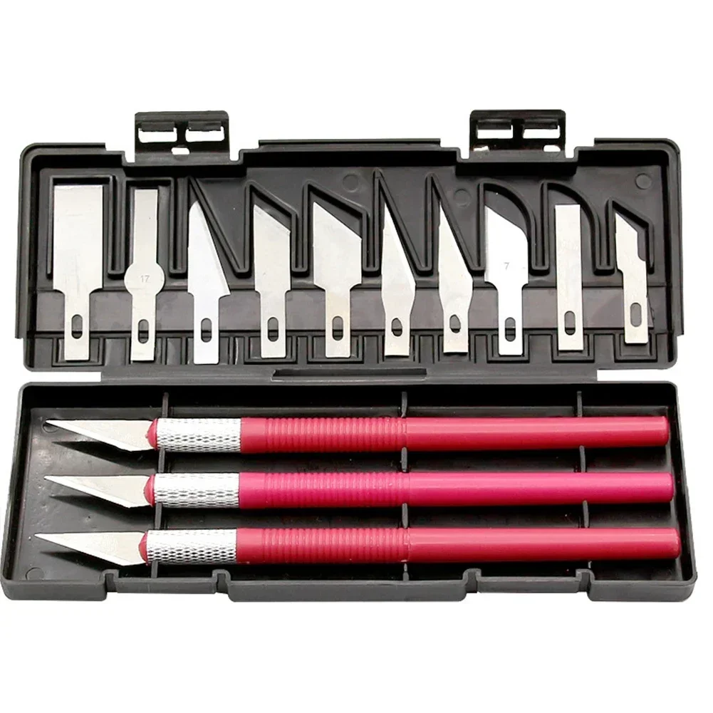 Art Carving Cutter Paper Cutter Metal Blade Wood Carving Blade Replacement Scalpel 13Pcs/set craft knives craft cutter tool art knife wood carving knife scalpel knife blades surgical scalpel
