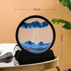 3D Hourglass Quicksand Moving Sand Art Picture Round Glass Deep Sea Sandscape Craft Flowing Painting Office Home Christmas 4