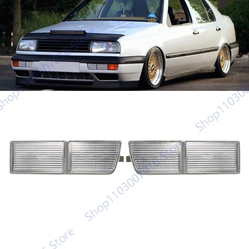 

Front Bumper Reflector For VW Golf MK3 Jetta MK3 Vento 1992 1993 1994 1995-1999 1H0941777 1H0941778 Light Fog Light Cover Grille