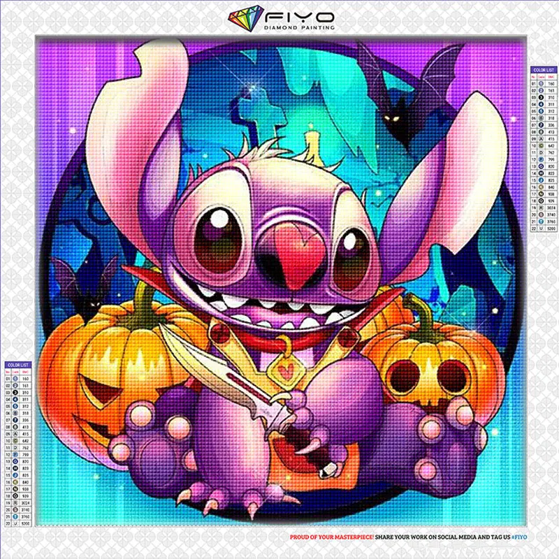 Disney Diamond Painting New Arrival 2023 Lilo & Stitch Diamond Mosaic  Cartoon Cross Stitch Embroidery Kits Home Decor Wall Art