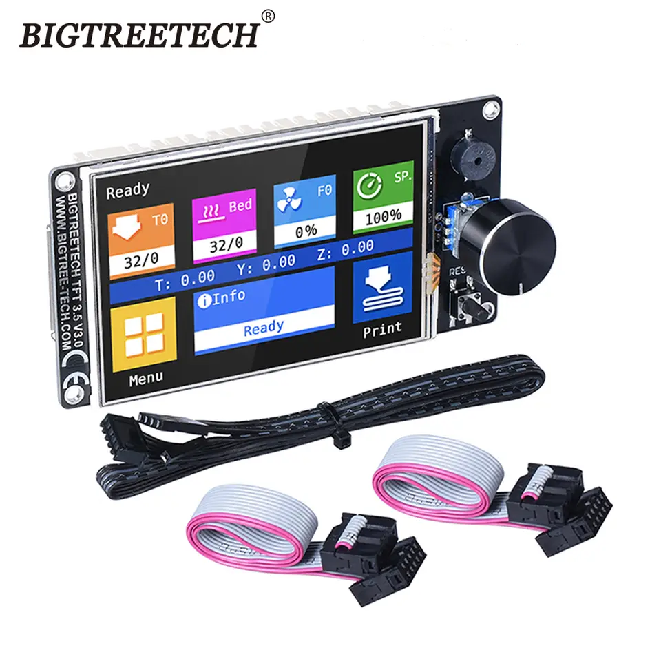 BIGTREETECH TFT35 V3.0 Touch Screen 3.5 inch With WIFI 12864 LCD Display Mode Panel MKS TFT35 For SKR MINI E3 V2.0 Ender Board image 1