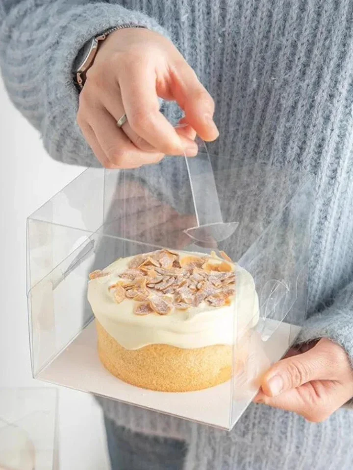 Scatola Per Torte Con Serratura E Manico Pieghevole – In Plastica, 26x22x12,5 Cm, Adatta Per Dolci Da 15-20 Cm (6-8") - 3
