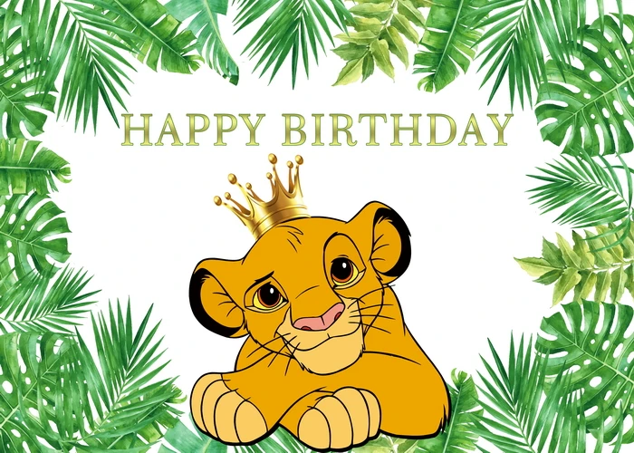 Disney The Lion King Party Backdrop Birthday Party Baby Shower Photo Background, birthday backdrop, party backdrop curtain, party decoration, photo booth props, photography props, party supplies