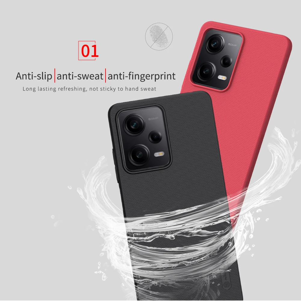 Nillkin-funda trasera dura para Xiaomi Poco X5 Pro 5G, carcasa mate