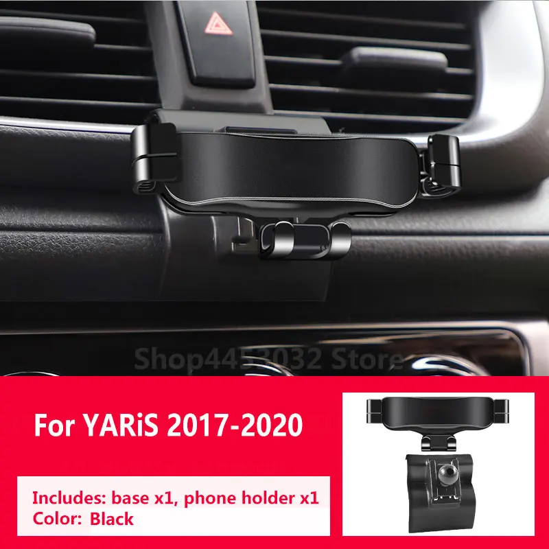 

Автомобильный держатель для телефона для Toyota YARiS 2017-2020 гравитационная навигация специальный Кронштейн Поворотная поддержка зажимные аксессуары