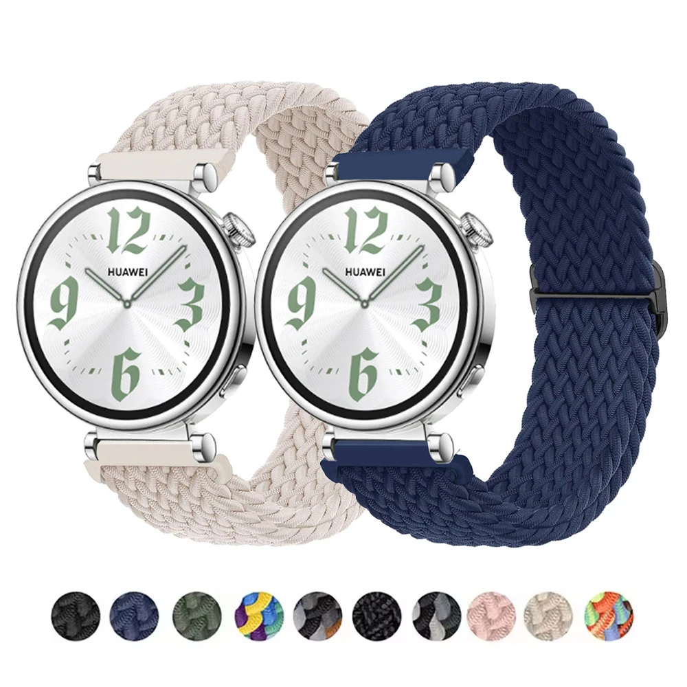 Braided Loop Sport Wristband Bracelet, 18mm/22mm, Universal Fit Strap
