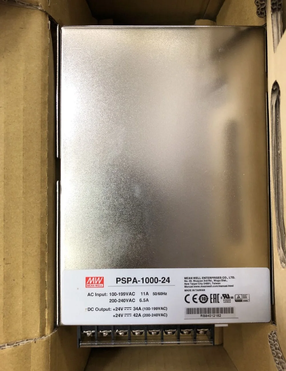 MEAN Well PSPA-1000 PSPA-1000-24, MEANWELL PSPA 1000, 1000W