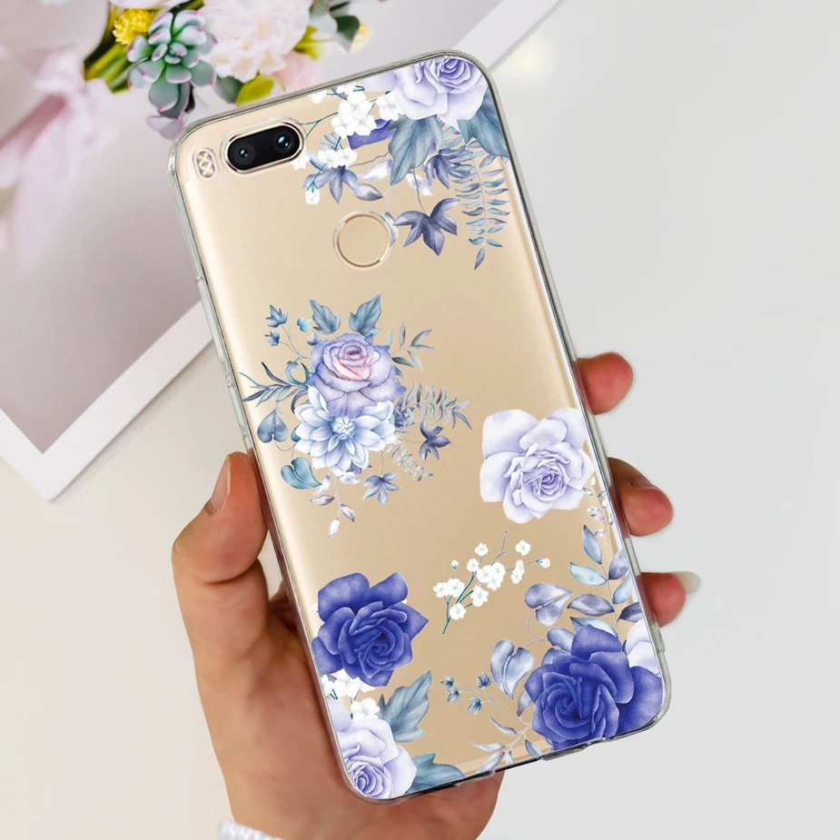 Stylish Painted Clear Silicone Soft Case - Fashionable Protection