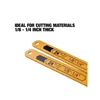 TOUGHBUILT TB-H4S2-22-B12-2 2Pk 12 in Hacksaw Blades - 24TPI Hand Hacksaw Blades Hand Tools 3