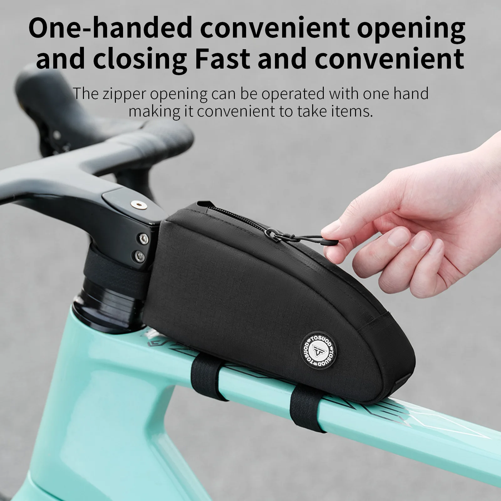 TOSUOD 62017SGB Bicycle Front Frame Bag Waterproof 1L Capacity - Image 3
