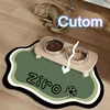  Custom Pet Feeding Mat Cute Shape Dog Diatom Mud Floor Mat Non-Slip Waterproof Home Decoration Dog Feeding Pad 3