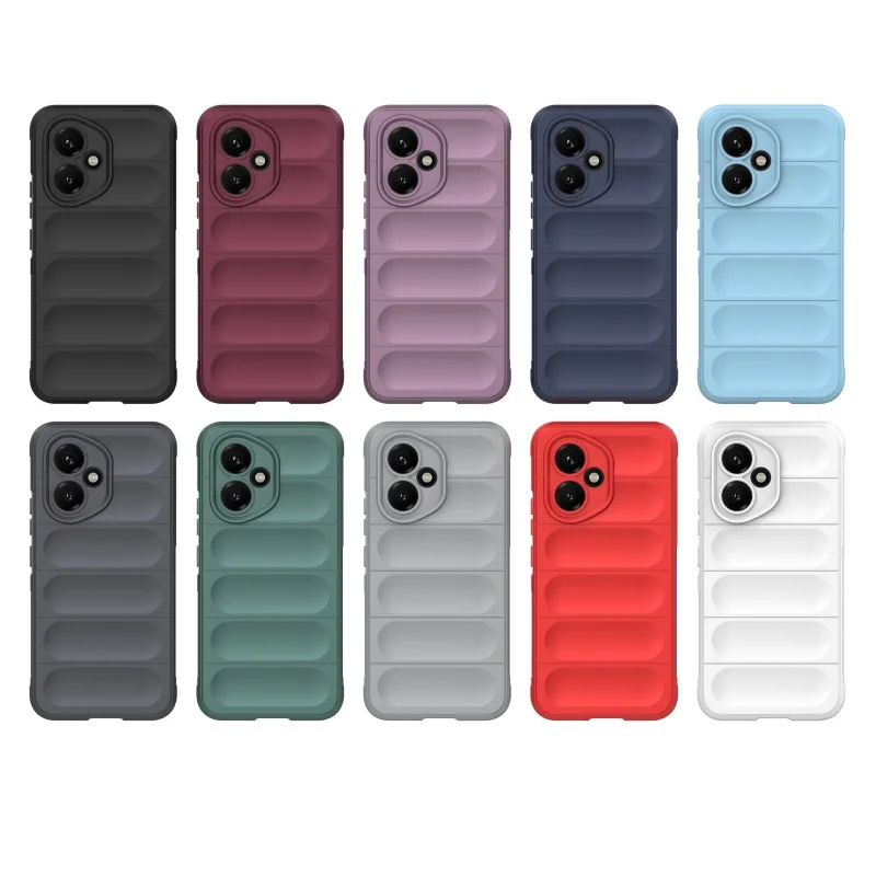 Enhanced Shockproof Armor Phone Bumper with Lens Protection - Soft TPU Case Cover