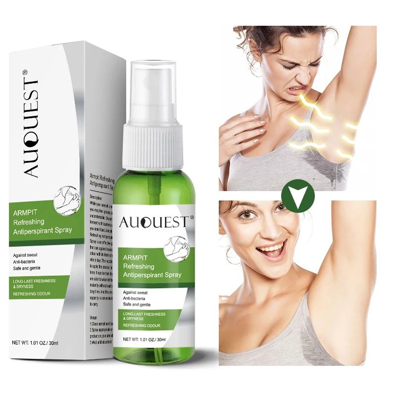 1pc Armpit Antiperspirant Spray Refreshing Deodorant Underarm Remover