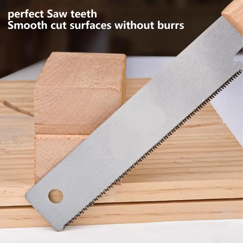 Japanese Pull Saw 5.9 Inch Pull Saw With Double Edges Woodworking Tool Japanese Wood Cutter Tools For Woodworking And Garden 2
