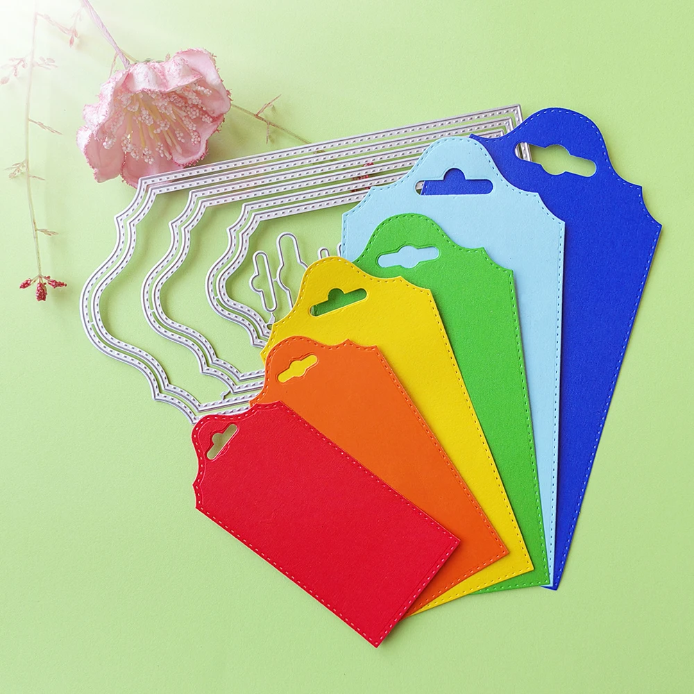 

Декоративная бирка 6 в 1, высекальные штампы, рельефный фотоальбом, украшение, карточка