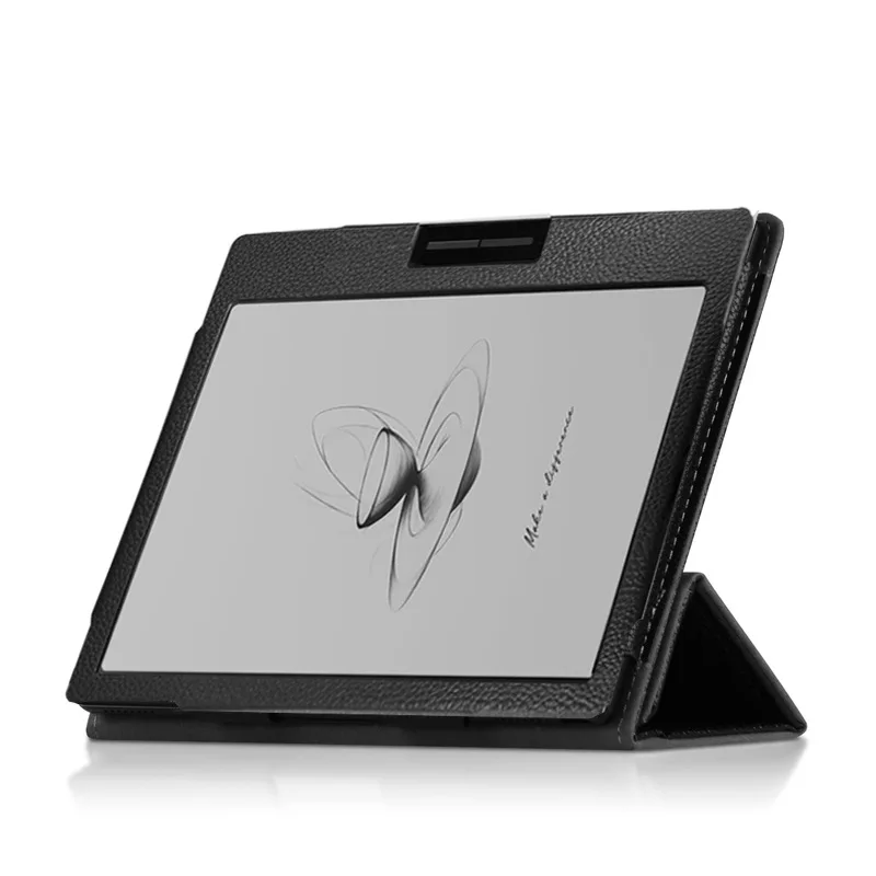 Premium PU Leather Protective E-Book Case with Handrest