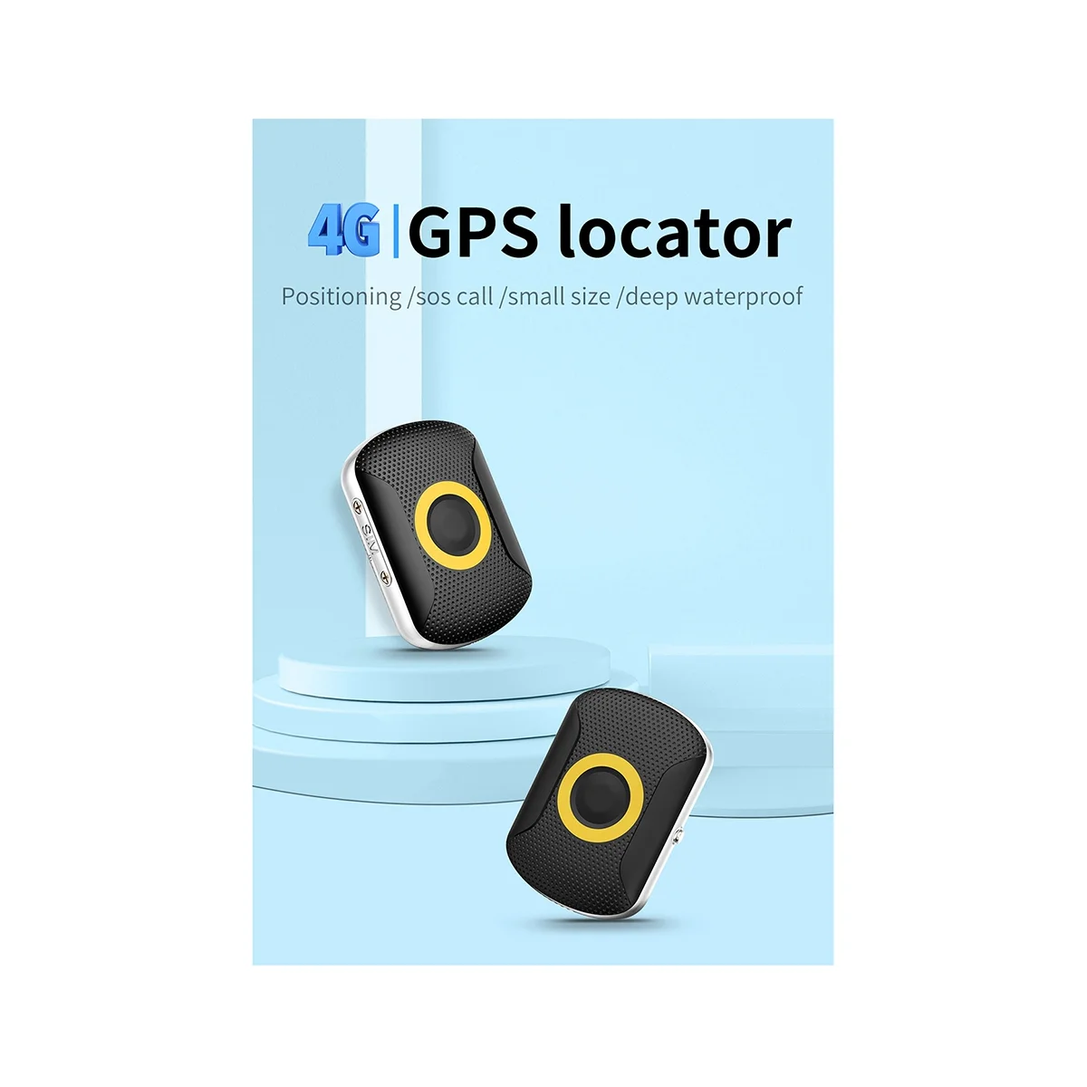 

Устройство отслеживания людей с Gps, голосовое прослушивание, SOS 4G, Gps-трекер, ожерелье, система сигнализации для пожилых людей (B)