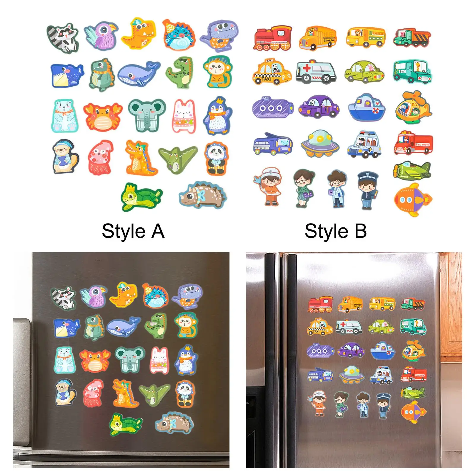 Cute Fridge Magnet Preschool Magnet for 3-6 Year Old Children Birthday Gifts