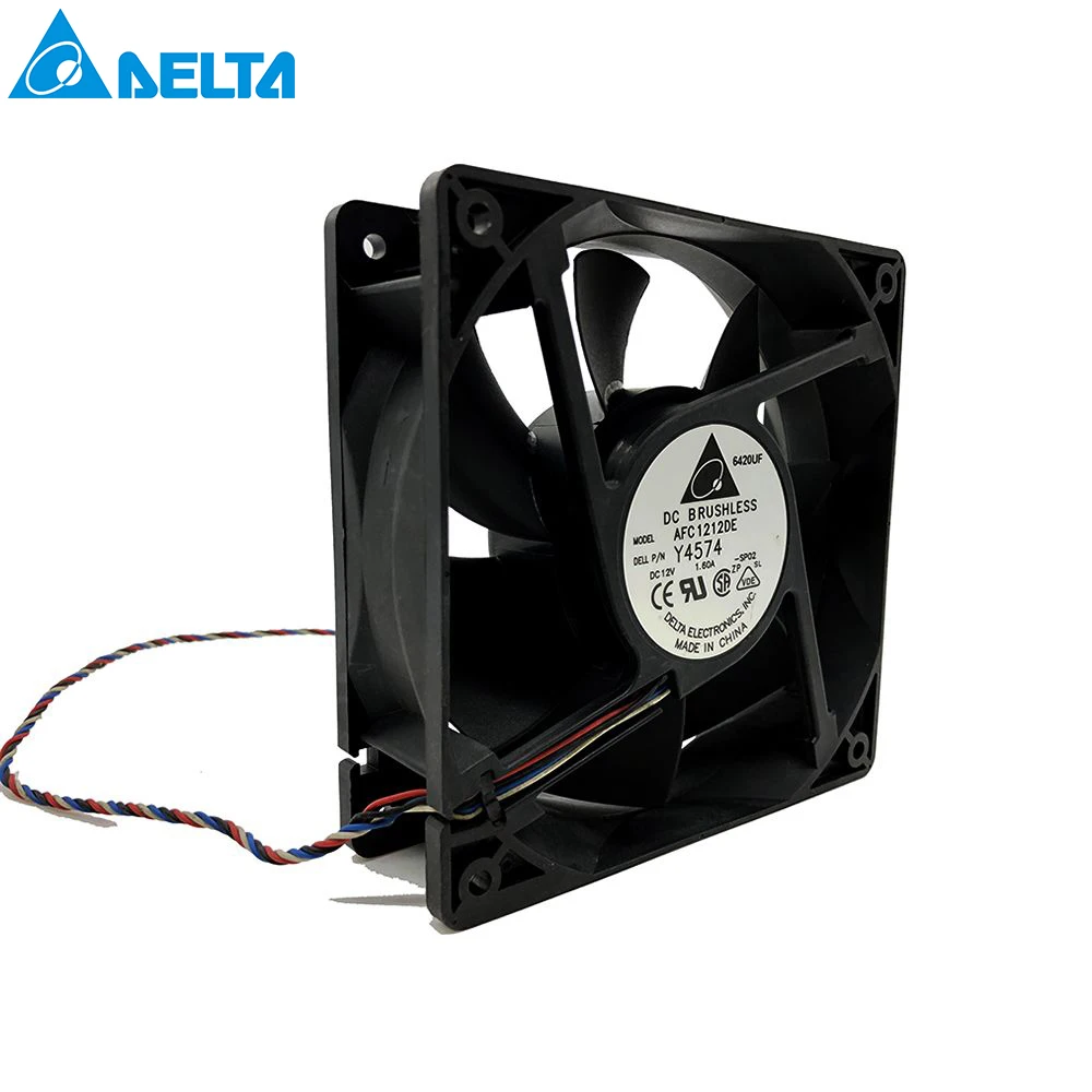 

Оригинальный Для Delta AFC1212DE PWM 120*120*38 мм 12038 12 см DC 12 В А, шариковый вентилятор, термостат, инвертор, охлаждающий вентилятор для сервера, стандартный Охладитель