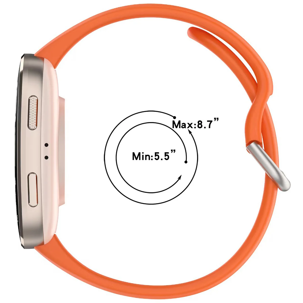 Enhanced Silicone Sport Band - Breathable Soft Bracelet Strap