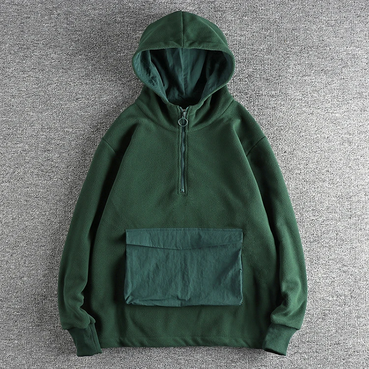 Hoodie in Army Green Color