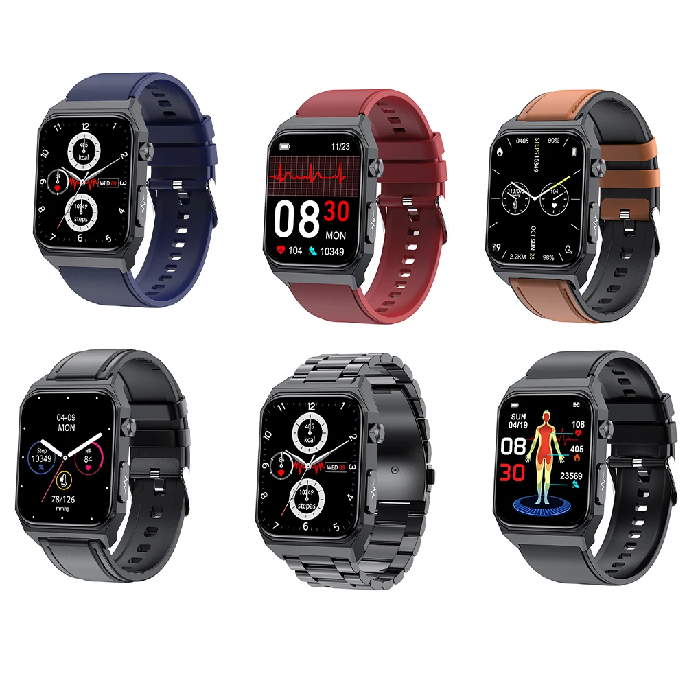 

New Smartwatch Blood Sugar ECG+PPG Monitoring Blood Pressure Body Temperature Smart Watch For Men Women Clock Fitness Tracker