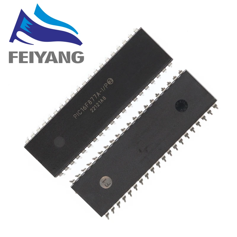 SAMIROB PIC16F877A-I/P PIC16F877A 16F877A DIP40 Verbesserte Flash-Mikrocontroller – Detail 5