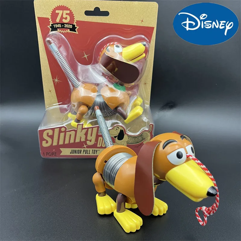 Disney Anime Figure Toy Story Slinky Dog Model Dolls Figurine Funny The 75Th Anniversary Edition Action Figure Cute Toys Gift