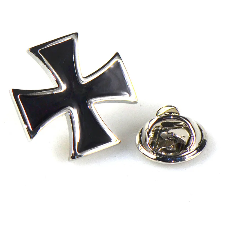 

New Vintage Cross Enamel Pin and Brooch Suit Shirt Collar Pins Badge Jewelry Brooches Gifts for Women Men Accessories