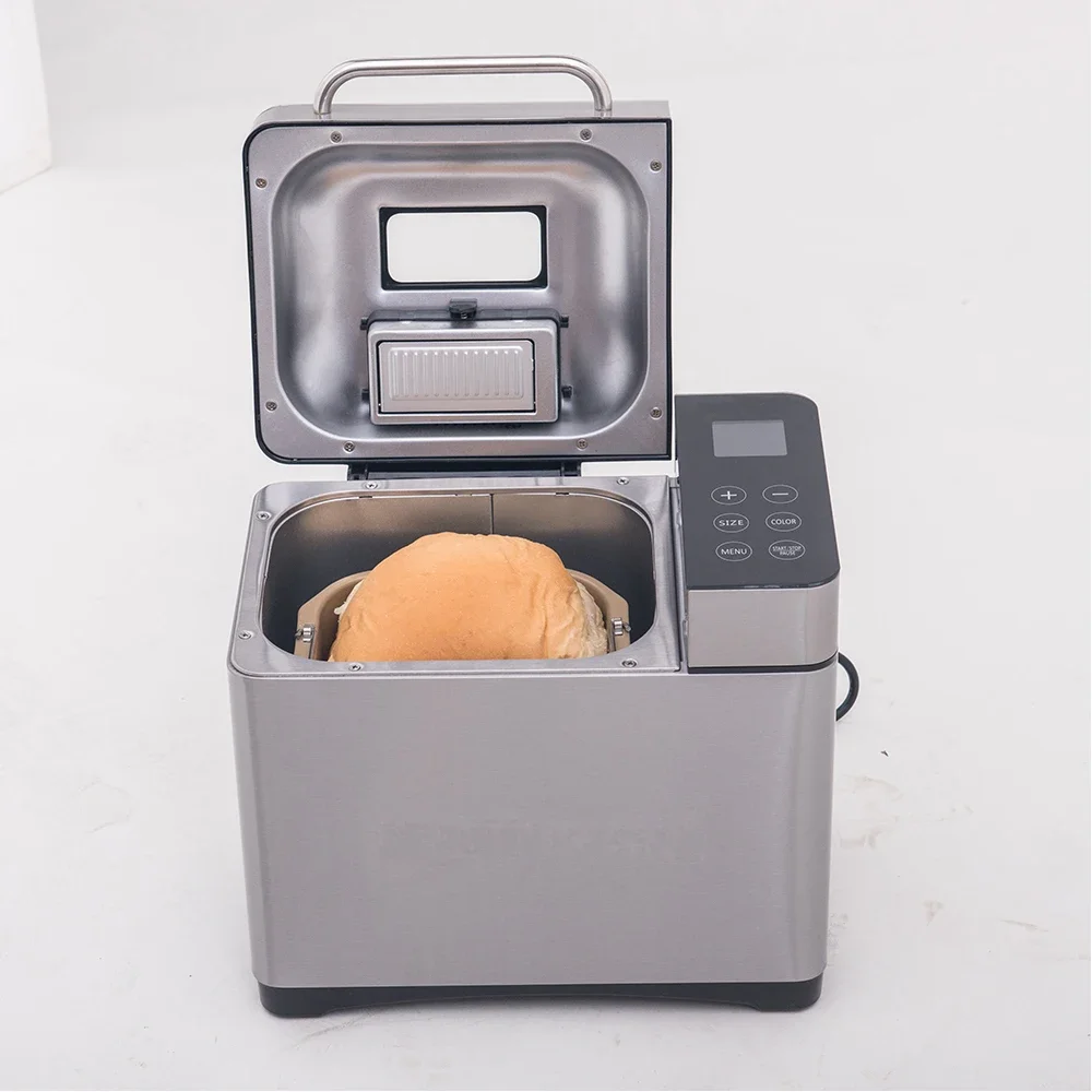 2LB 710W Digital Automatic Bread Maker, Portable Large Capacity Bread Maker Machine, Household Electric Baking Machine.