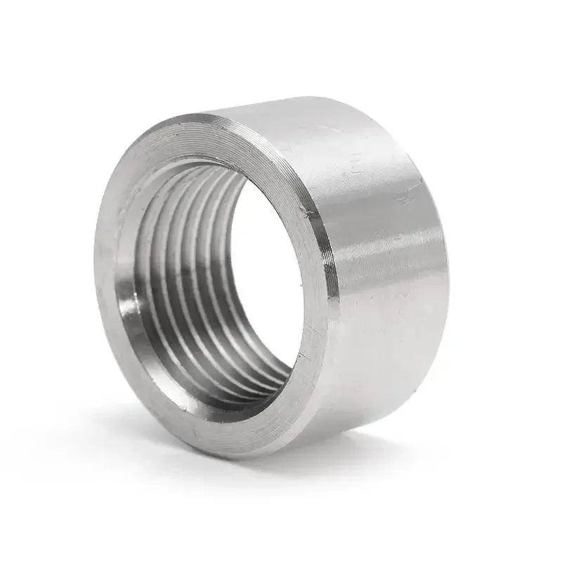 304 Stainless Steel M18x1.5 Exhaust Weld-On Nut For Lambda Boss O2 Oxygen Sensor