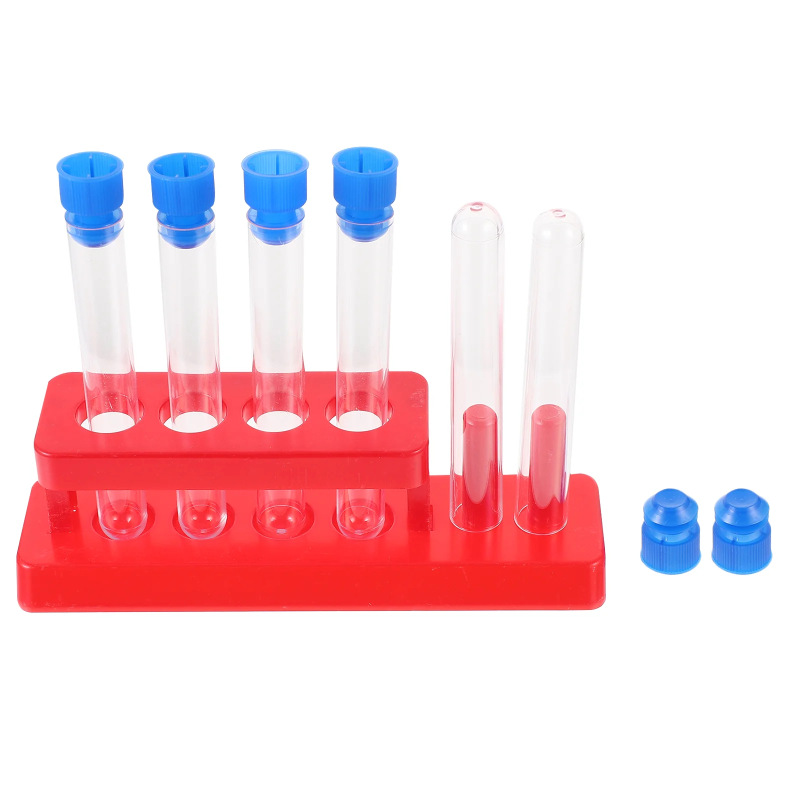 

Ibasenice Test Tubes Clear Birthday Tools Liquid Experiments Storage Lab Science Fine Tube Scientific Kit Caps Learning Tool