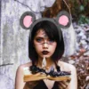 Karen Smith Mouse Ears Animal Headgear Costume Headband Hair Hoop Cosplay Headdress 4