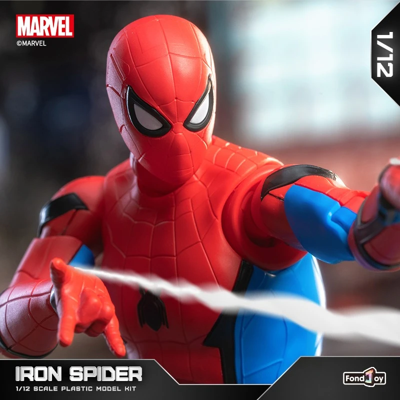 New Fondjoy Spider Man Venom 1/12 Classic Red and Blue Battle Suit