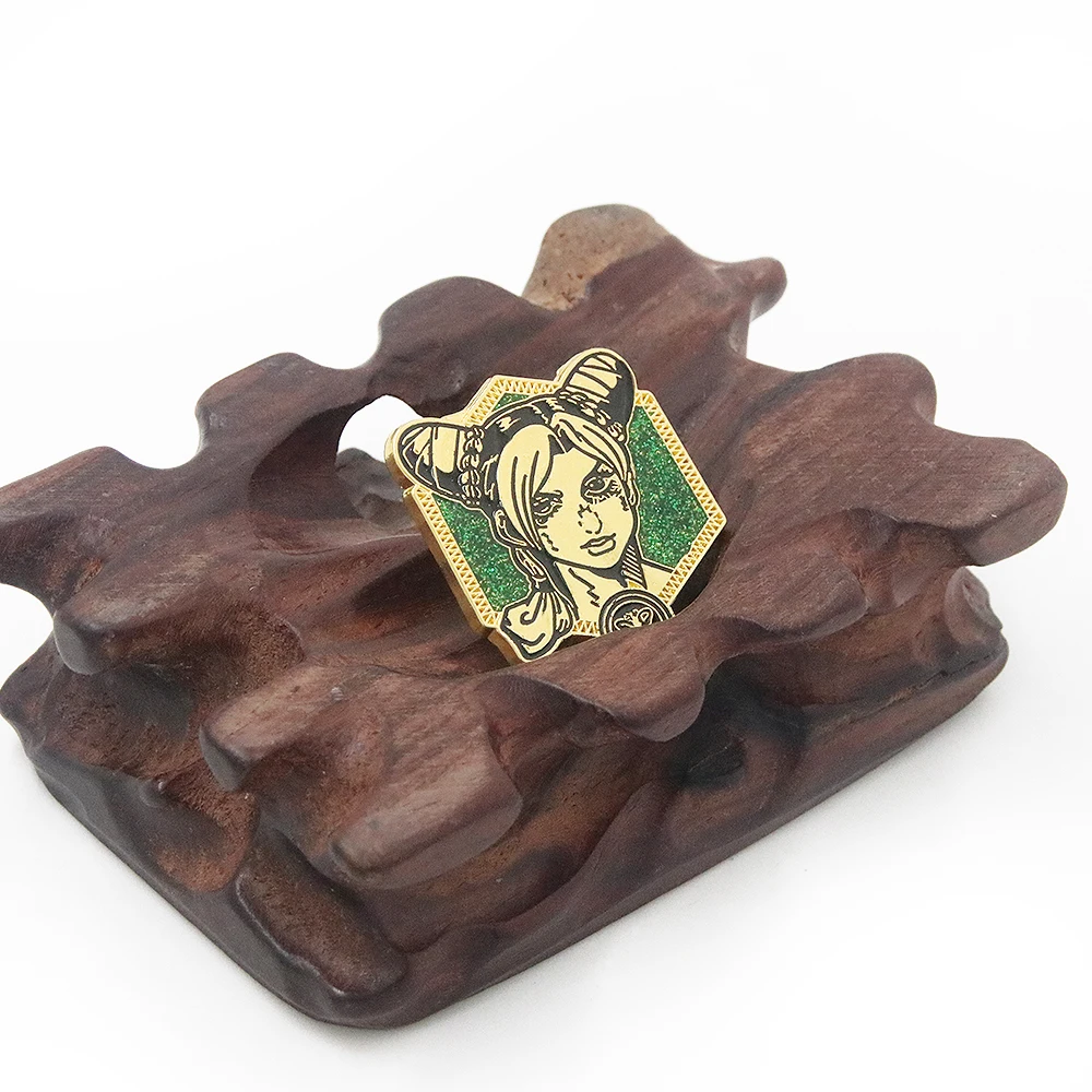 アニメジョジョの奇妙な冒険ブローチピンストーンオーシャン徐倫空条剣