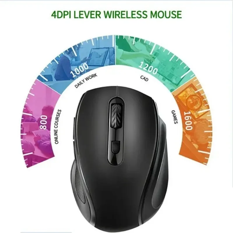 2.4GHz Wireless Gaming Mouse USB Receiver Pro Gamer Portable Ergonomic Computer Silent Mouse PC Desktop Laptop Accessories
