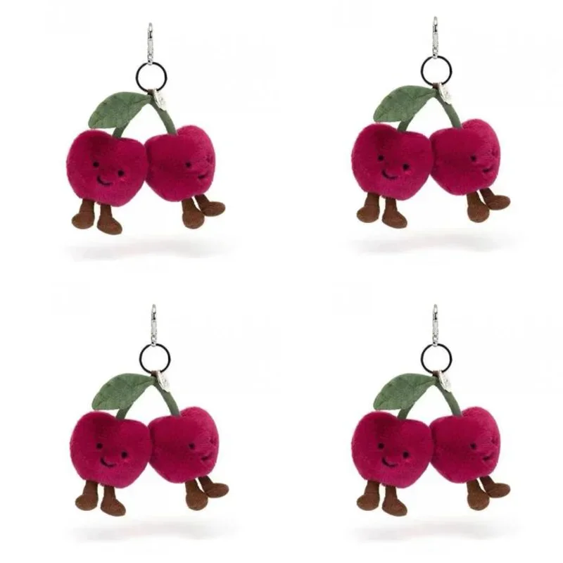 Jelly Fun Cherry Keychain Pendant Accessories Doll Pendant for Girls and Women's Festival Gifts 2025
