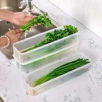 Boîtes de conservation des aliments frais pour réfrigérateur, boîtes de conservation des aliments frais pour légumes et fruits, boîte de rangement transparente scellée 2
