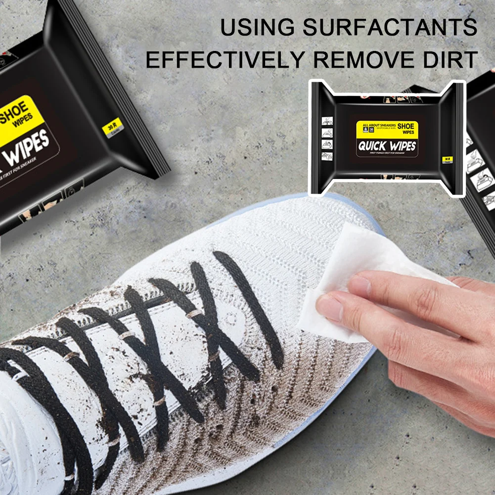 Wash Free White Shoes Cleaning Wipe Portable Shoes Dirt Removing Cloth For Canvass Shoes 2